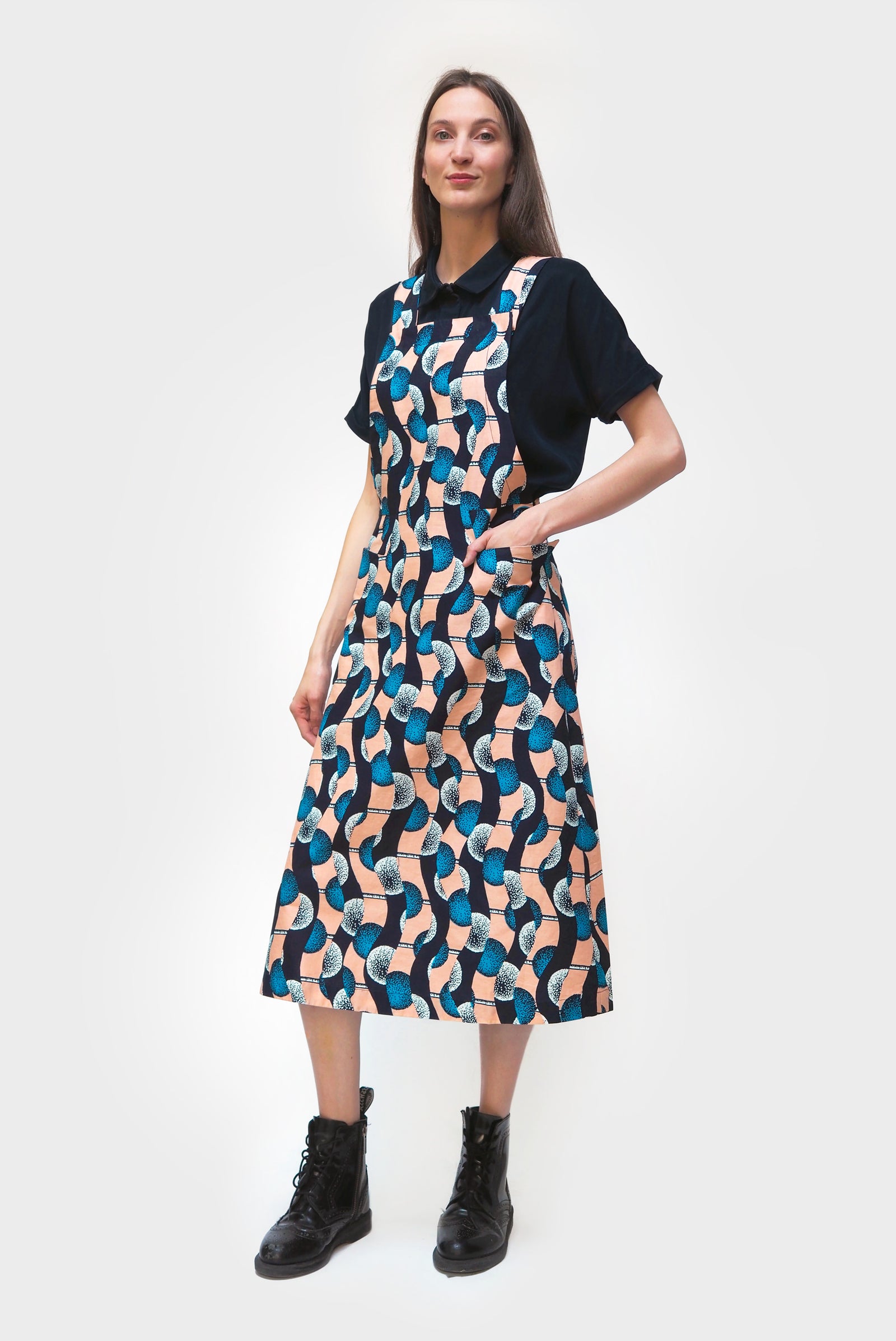 Robe chasuble rose hotsell